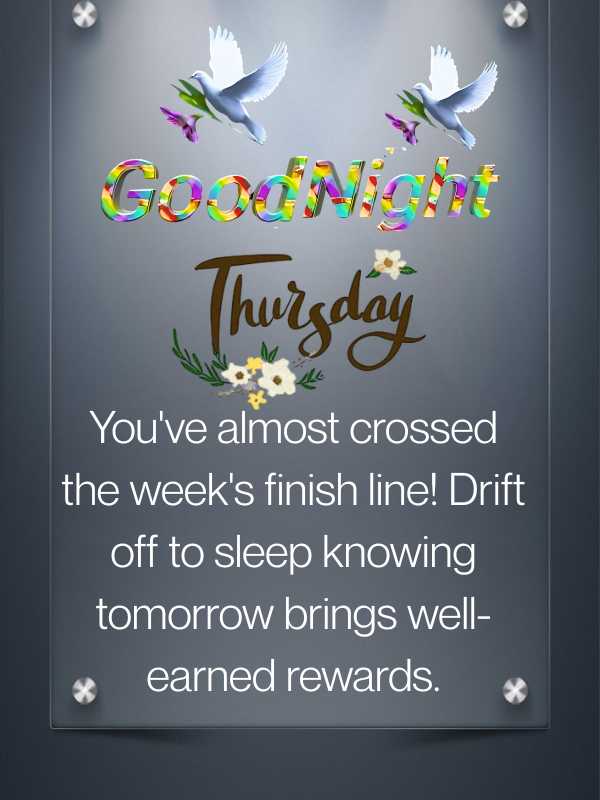 Thursday night blessings image