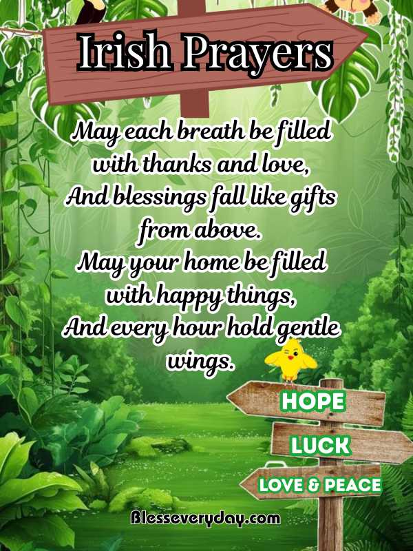 Irish Blessings and Prayers