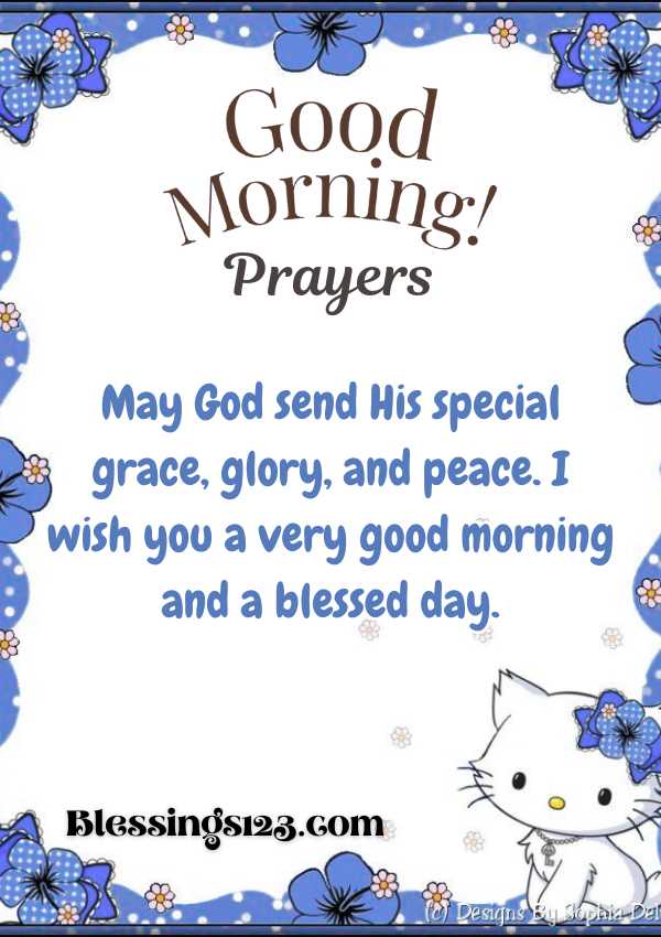 Good Morning Blessings and Prayers
